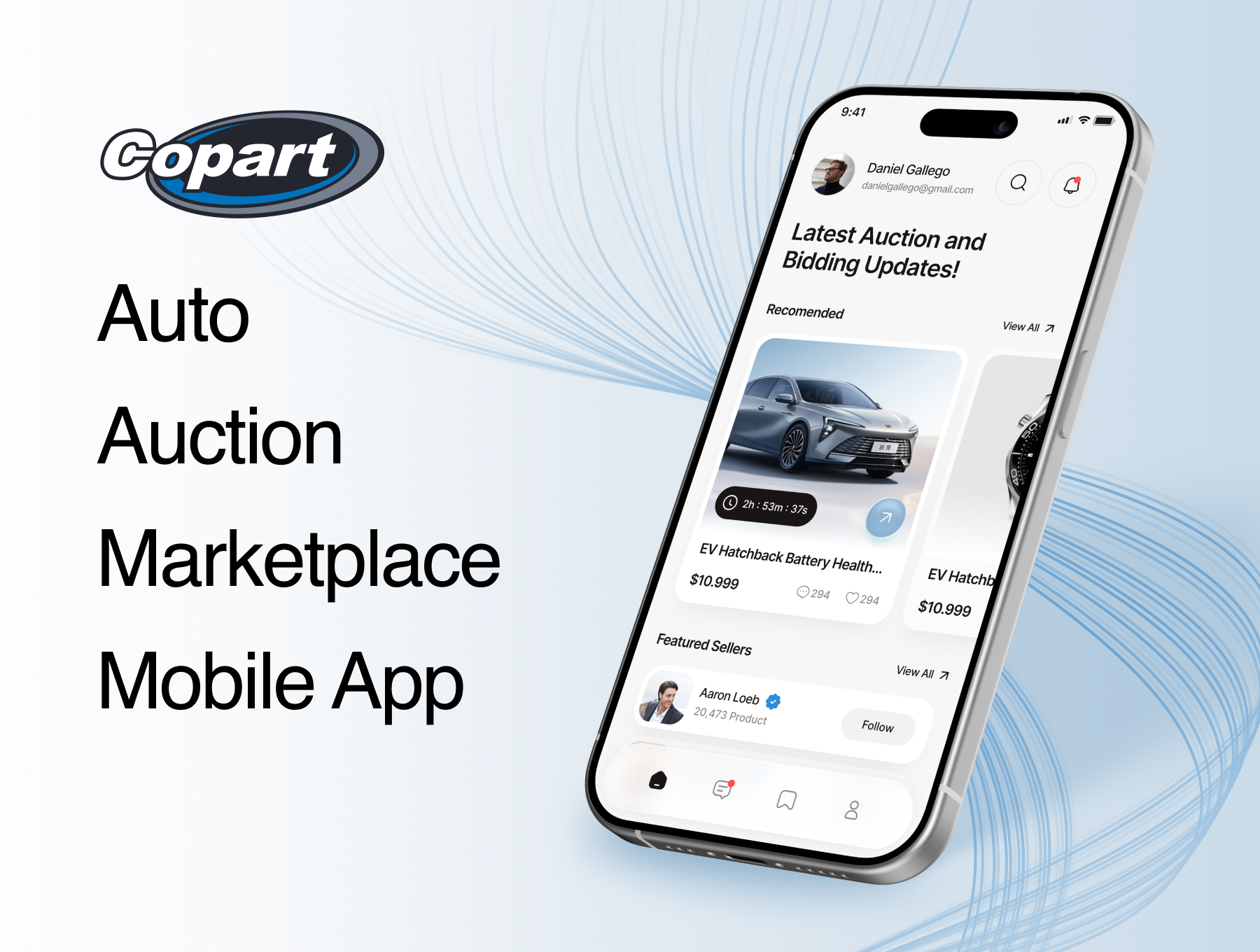 Copart Auto Auction Marketplace Mobile App